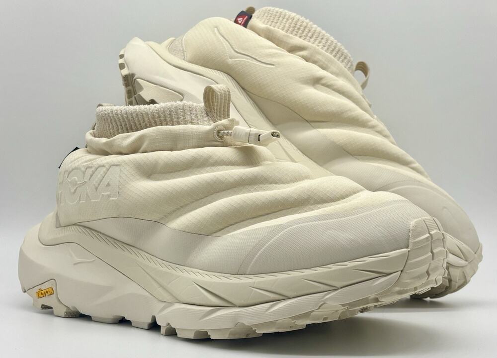Hoka Kaha 2 Frost Moc GTX Women's Size 10B Oat Milk/Sesame Gore-Tex 1155196 EUC